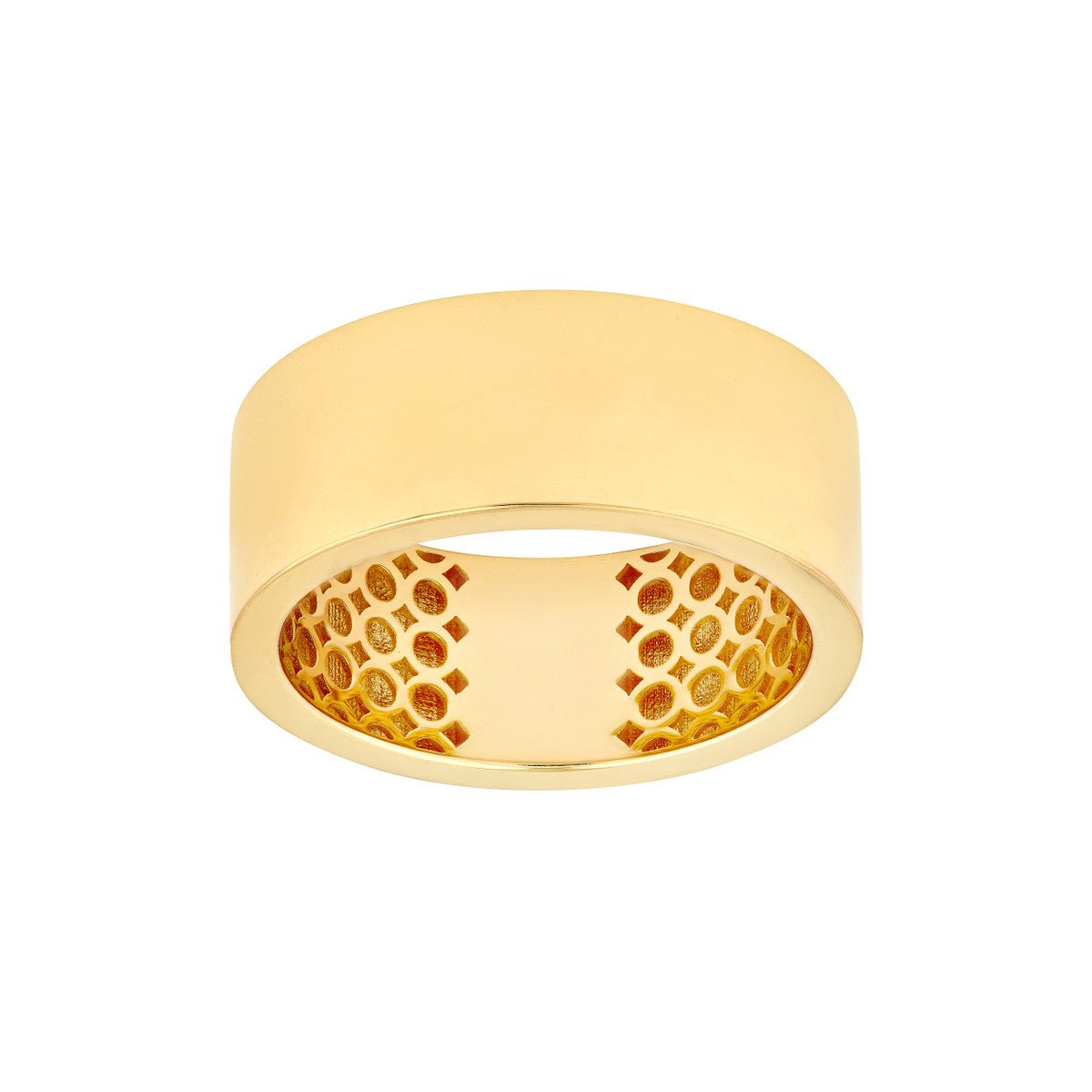 Birmingham Jewelry - 14K Yellow Gold Flat 8.00mm Band - Birmingham Jewelry