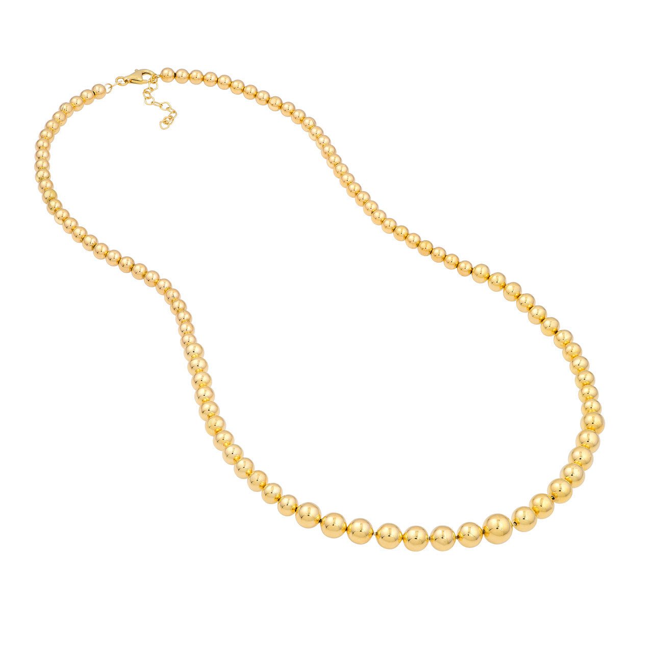 Birmingham Jewelry - 14K Yellow Gold Graduated Beaded Chain - Birmingham Jewelry