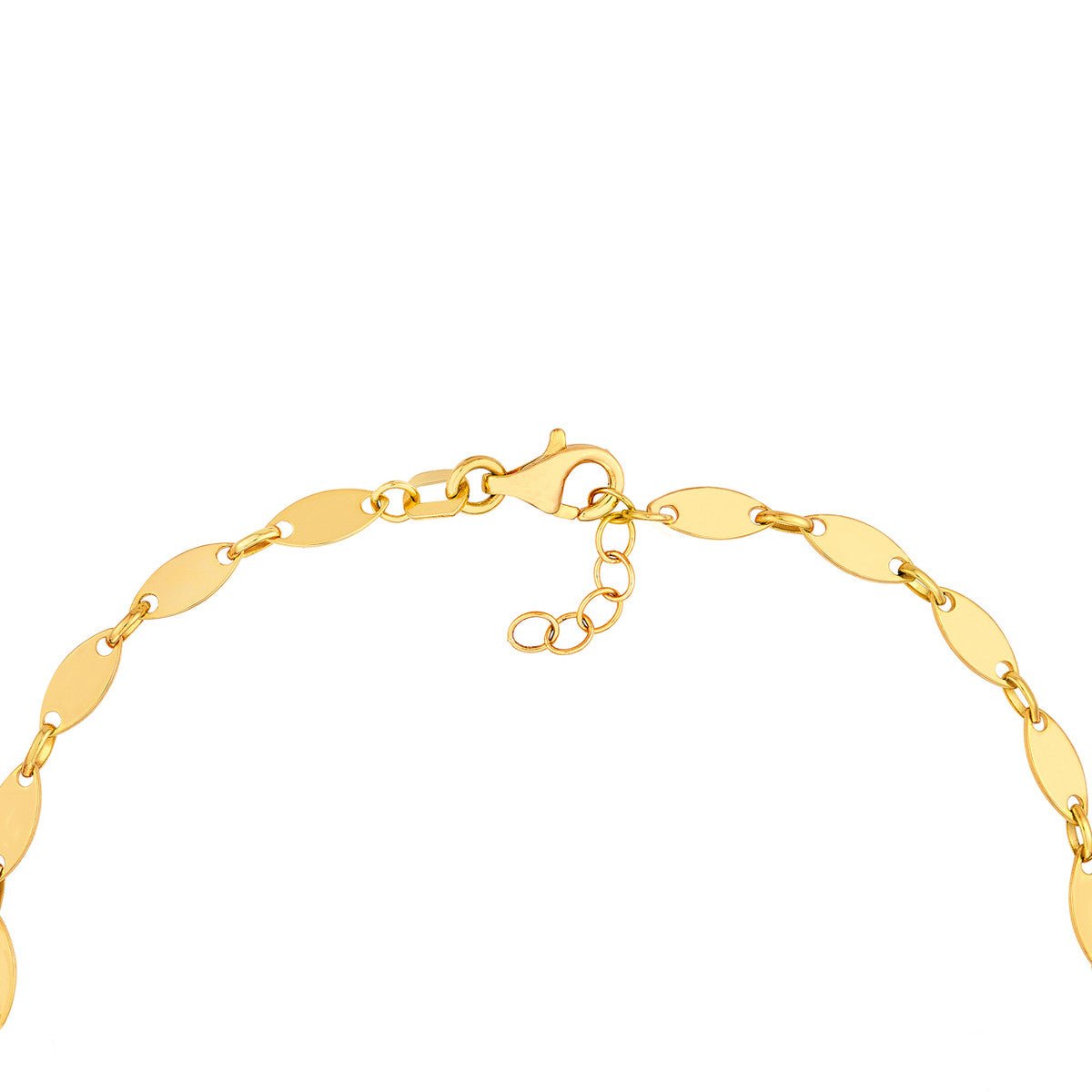 Birmingham Jewelry - 14K Yellow Gold Graduated Oval Link Bracelet - Birmingham Jewelry