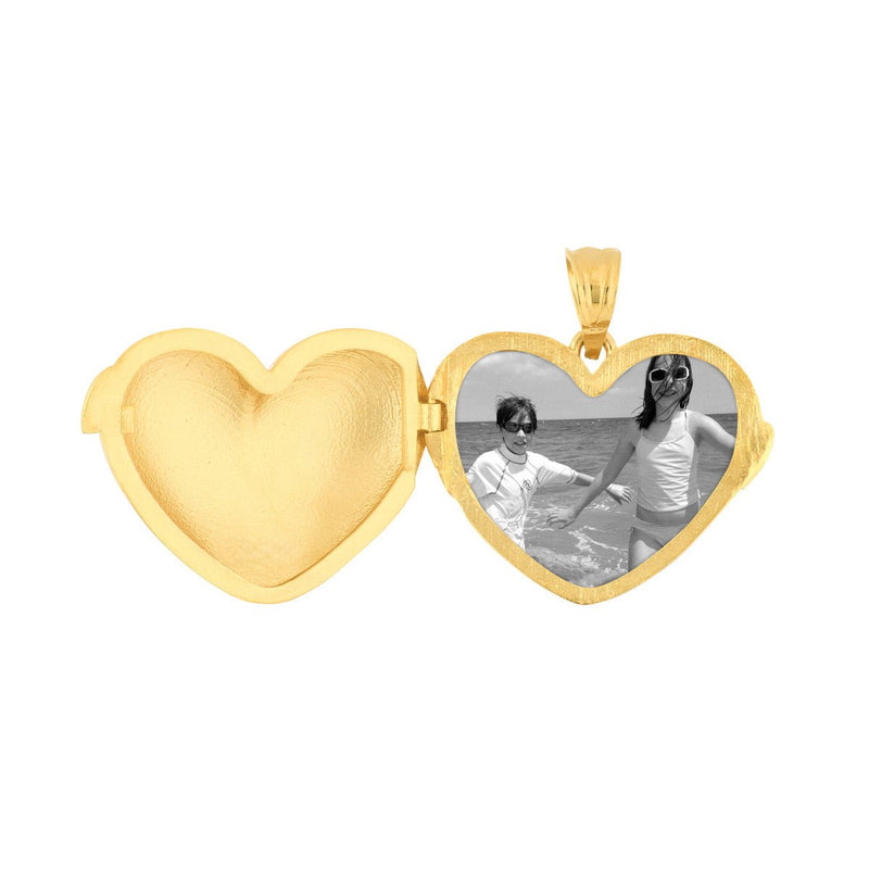 Birmingham Jewelry - 14K Yellow Gold Heart Locket - Birmingham Jewelry