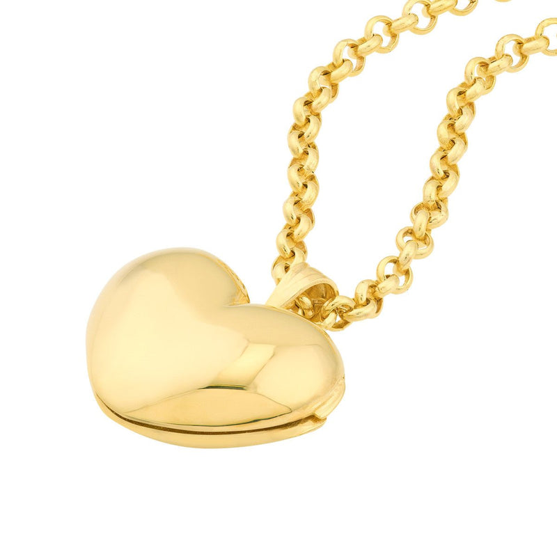 Birmingham Jewelry - 14K Yellow Gold Heart Locket - Birmingham Jewelry