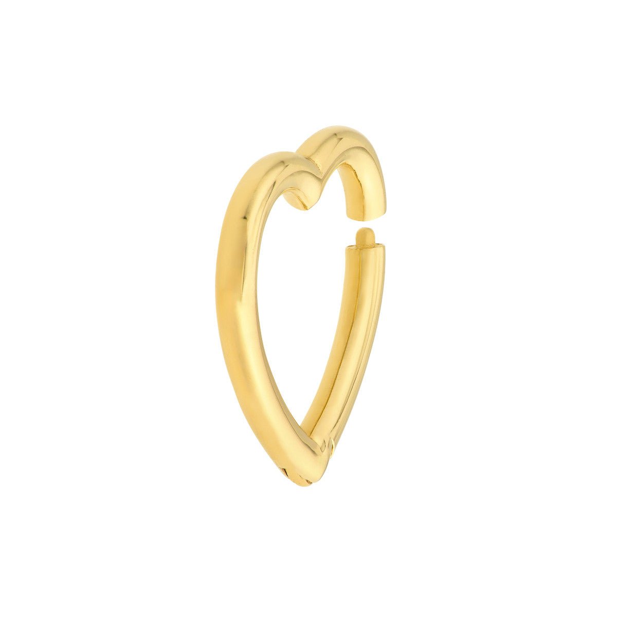 Birmingham Jewelry - 14K Yellow Gold Heart Snap Lock - Birmingham Jewelry