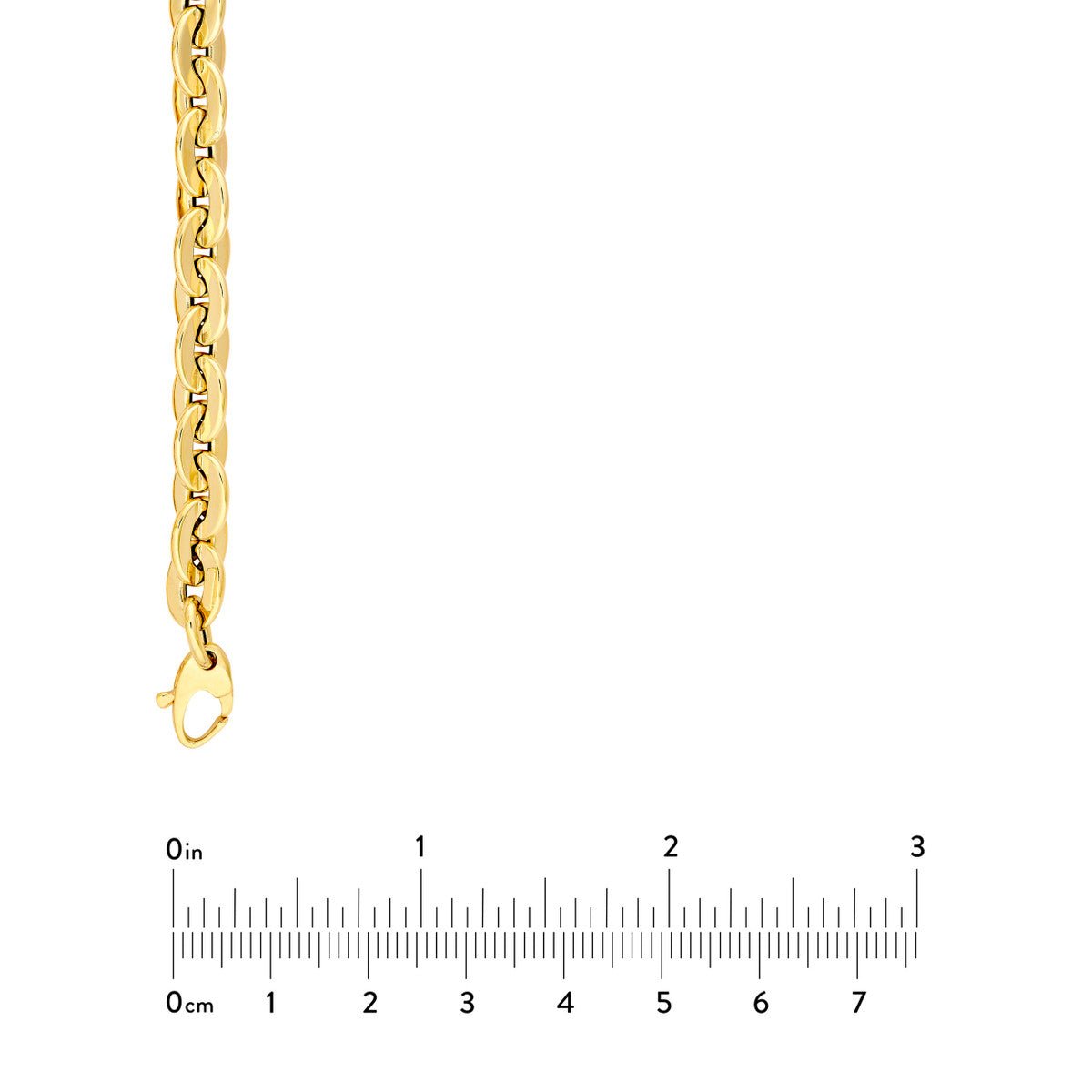 Birmingham Jewelry - 14K Yellow Gold Hollow Oval Link Chain - Birmingham Jewelry