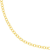 Birmingham Jewelry - 14K Yellow Gold Hollow Rounded Link Chain - Birmingham Jewelry