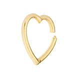 Birmingham Jewelry - 14K Yellow Gold Large Heart Snap Lock - Birmingham Jewelry