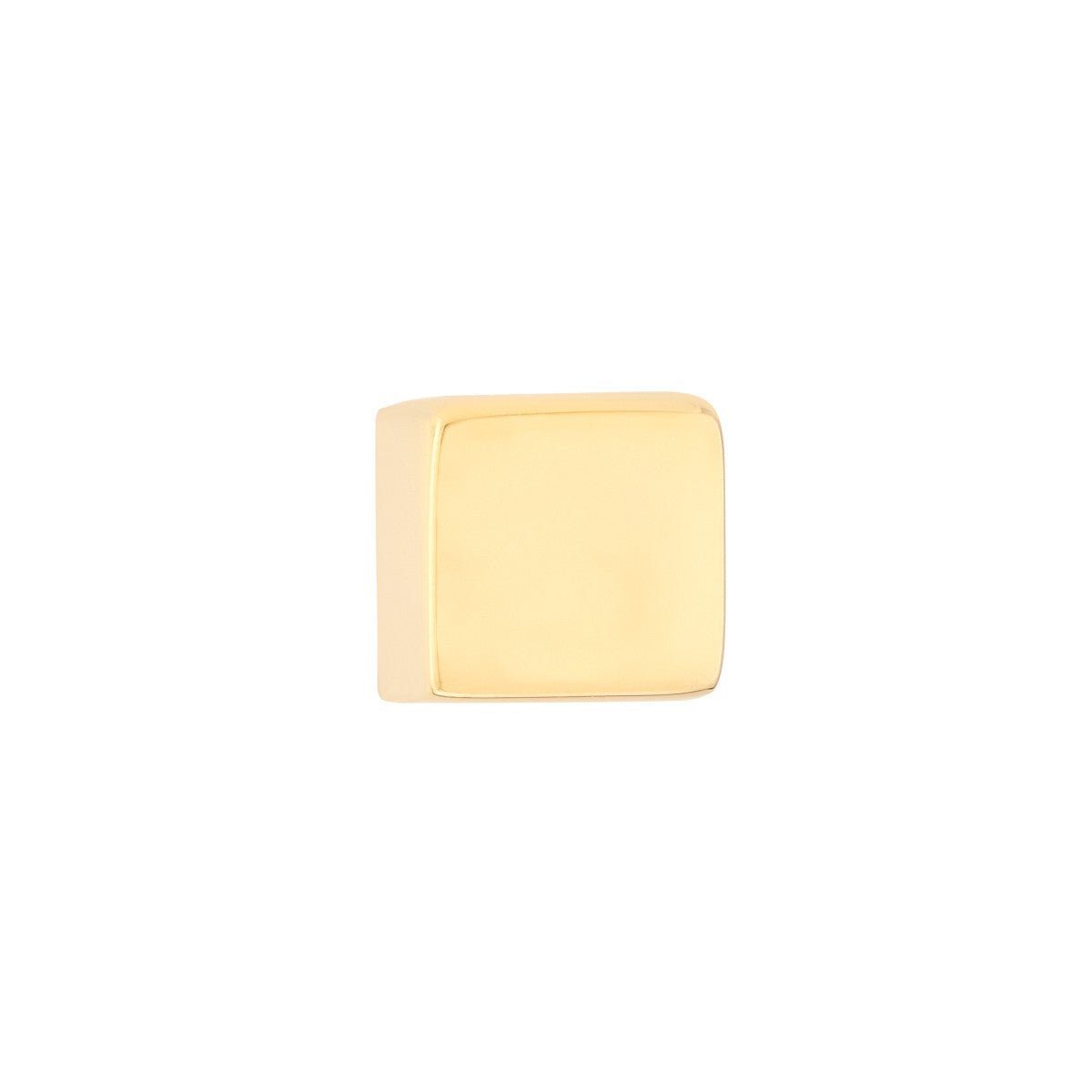 Birmingham Jewelry - 14K Yellow Gold Mini Cube Stud Earrings - Birmingham Jewelry