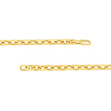 Birmingham Jewelry - 14K Yellow Gold Octagon Long Link Fancy Bracelet - Birmingham Jewelry