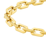 Birmingham Jewelry - 14K Yellow Gold Octagon Long Link Fancy Bracelet - Birmingham Jewelry