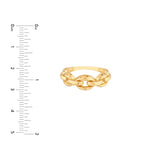 Birmingham Jewelry - 14K Yellow Gold Open Cable Ring - Birmingham Jewelry