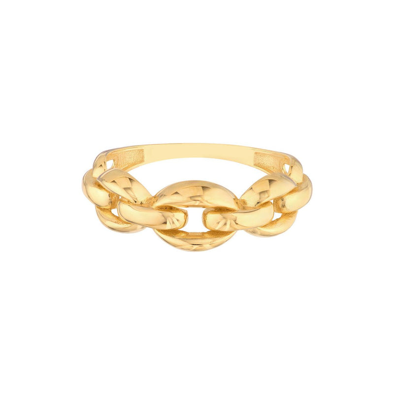 Birmingham Jewelry - 14K Yellow Gold Open Cable Ring - Birmingham Jewelry