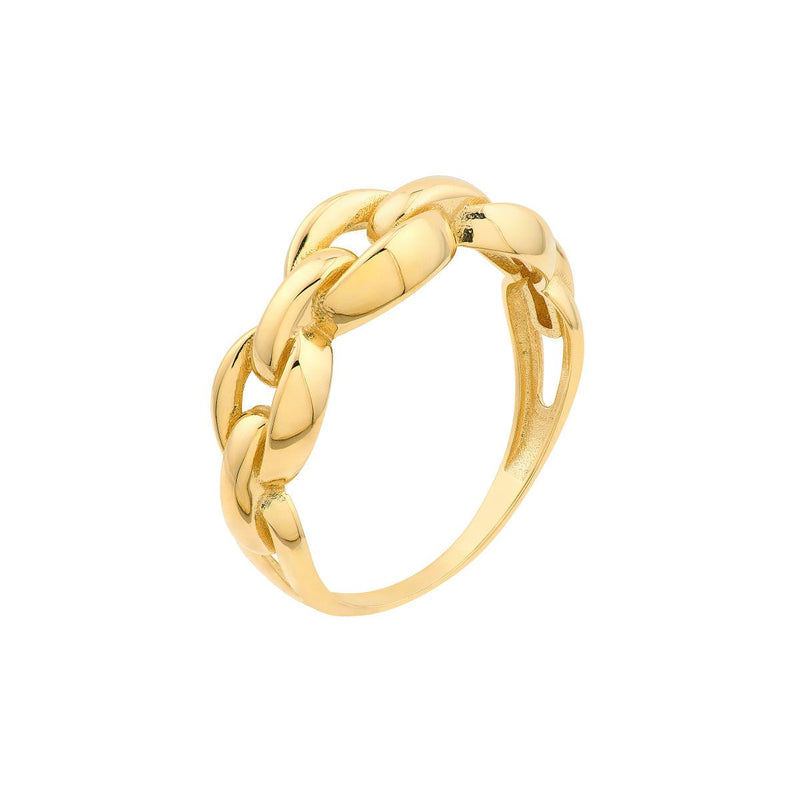 Birmingham Jewelry - 14K Yellow Gold Open Cable Ring - Birmingham Jewelry