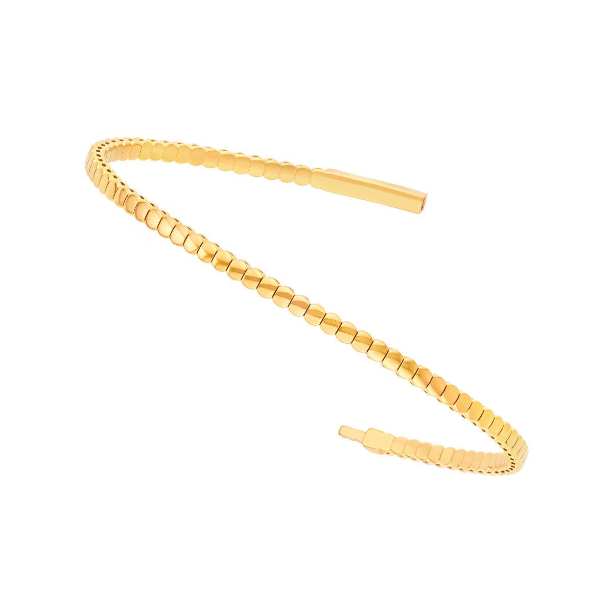Birmingham Jewelry - 14K Yellow Gold Oval Link Flexi Bracelet - Birmingham Jewelry
