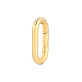 Birmingham Jewelry - 14K Yellow Gold Oval Polished Link Snap Lock - Birmingham Jewelry