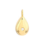 Birmingham Jewelry - 14K Yellow Gold Pear Shaped Diamond Charm - Birmingham Jewelry