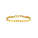 Birmingham Jewelry - 14K Yellow Gold Polished Arrow Link Bracelet - Birmingham Jewelry