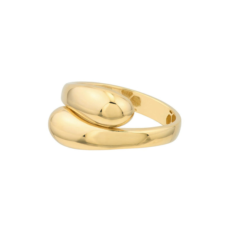 Birmingham Jewelry - 14K Yellow Gold Polished Bypass Ring - Birmingham Jewelry