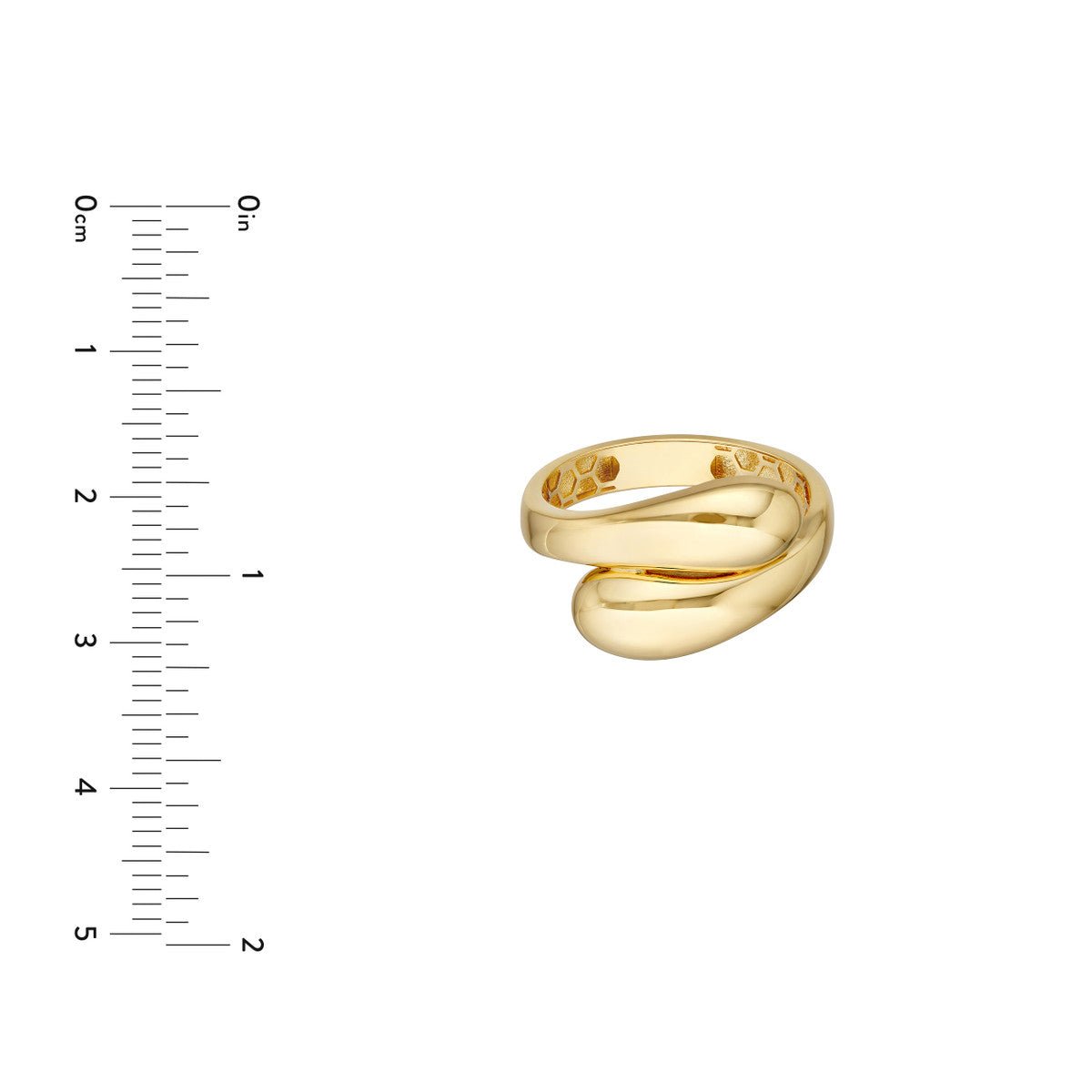 Birmingham Jewelry - 14K Yellow Gold Polished Bypass Ring - Birmingham Jewelry