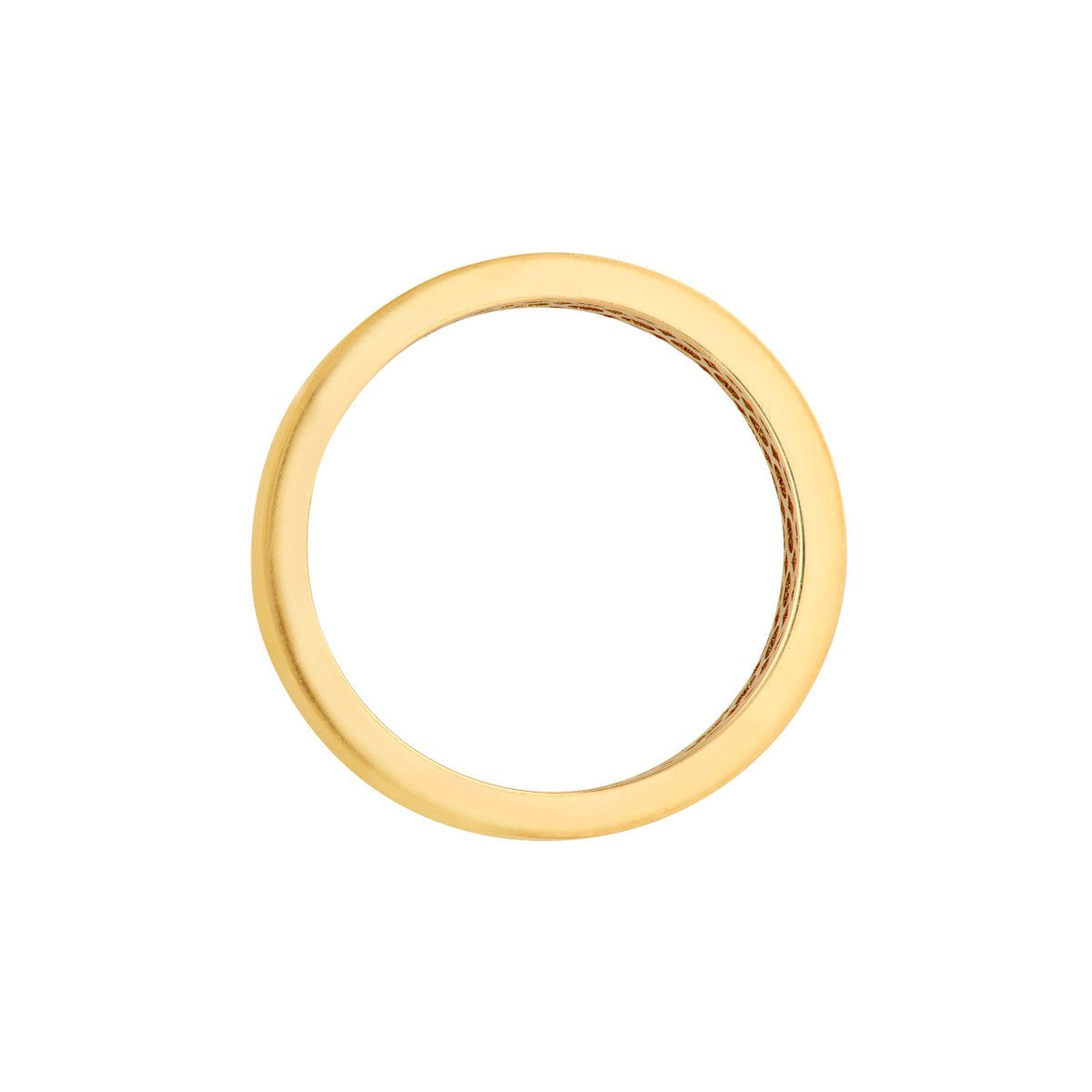 Birmingham Jewelry - 14K Yellow Gold Polished Flat 4.00mm Band Ring - Birmingham Jewelry