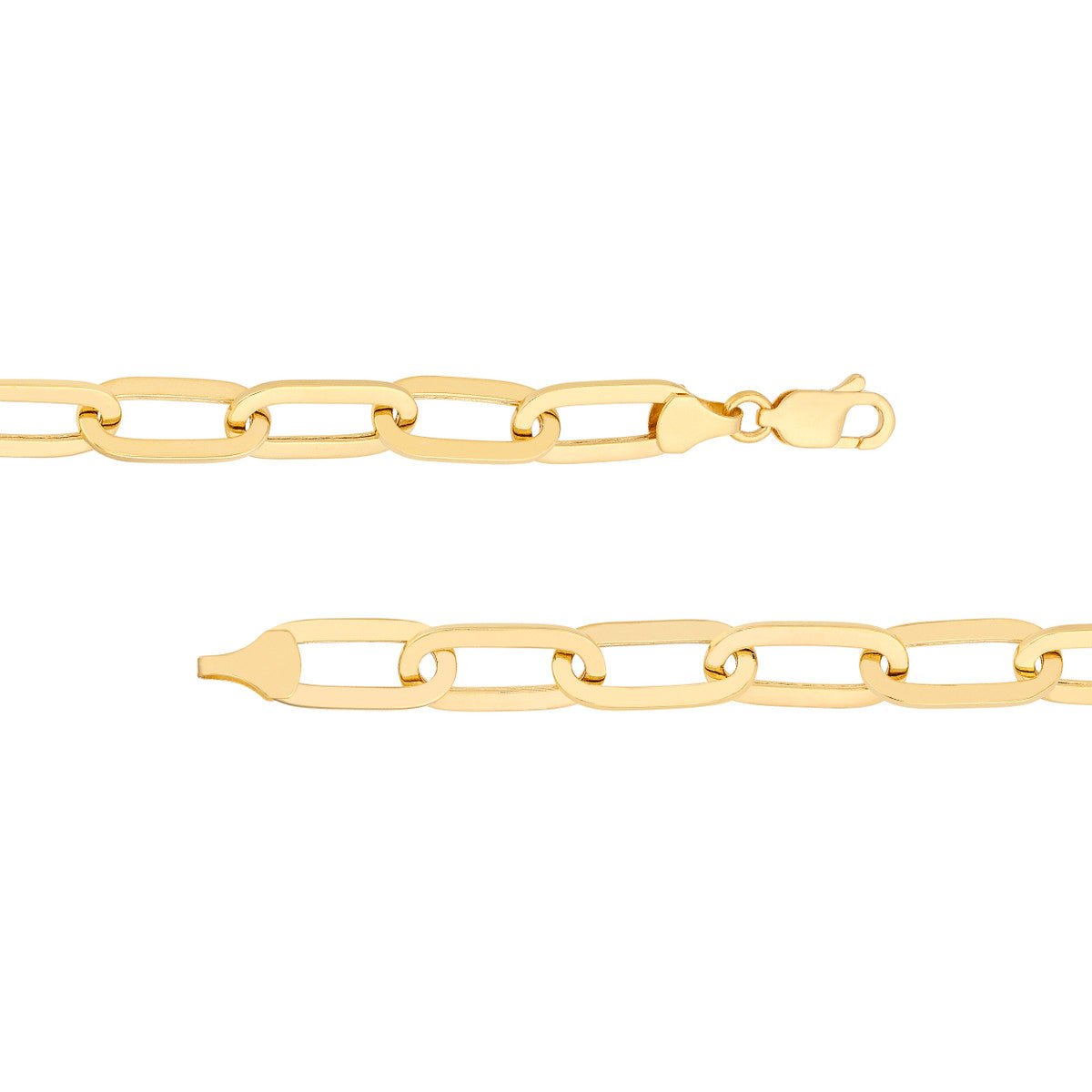 Birmingham Jewelry - 14K Yellow Gold Polished Oval Link Bracelet - Birmingham Jewelry