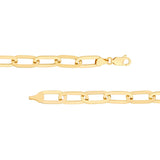 Birmingham Jewelry - 14K Yellow Gold Polished Oval Link Bracelet - Birmingham Jewelry