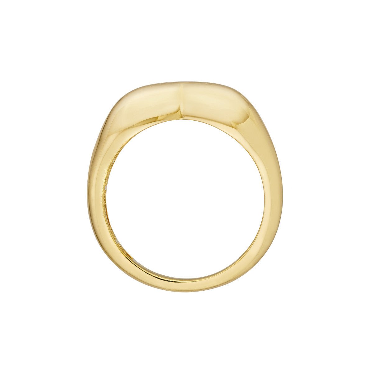 Birmingham Jewelry - 14K Yellow Gold Polished Puffed Heart Ring - Birmingham Jewelry