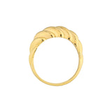 Birmingham Jewelry - 14K Yellow Gold Polished Twist Ribbed Ring - Birmingham Jewelry