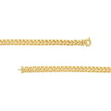 Birmingham Jewelry - 14K Yellow Gold Polished Wheat Link Bracelet - Birmingham Jewelry