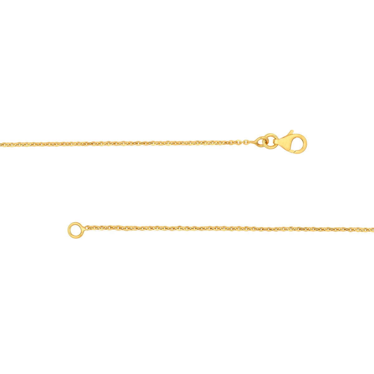 Birmingham Jewelry - 14K Yellow Gold Puff Art Teardrop Dome Necklace - Birmingham Jewelry