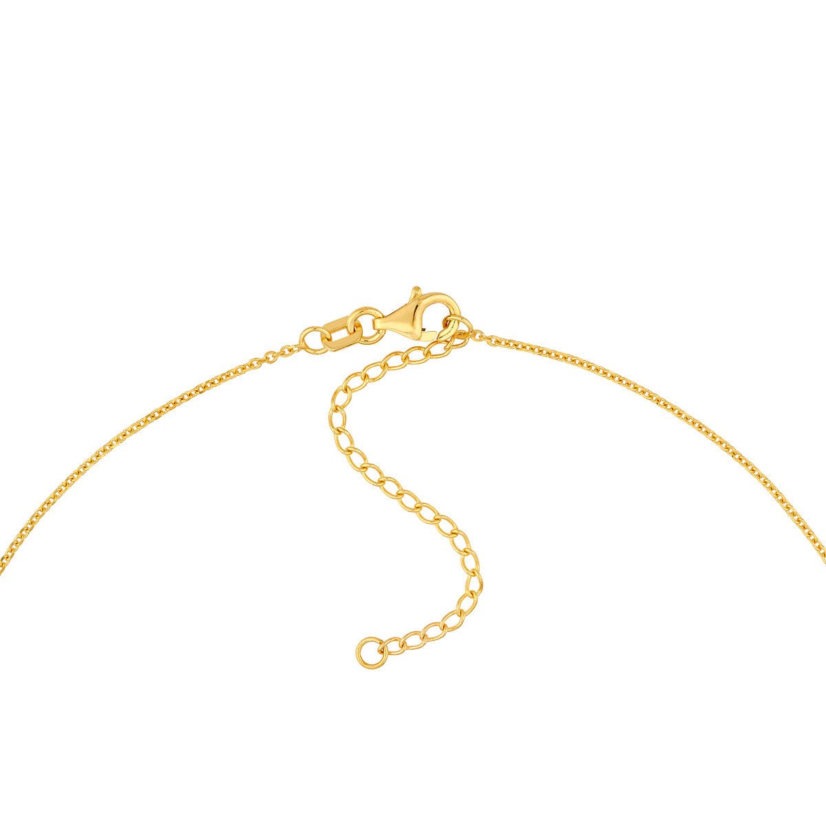 Birmingham Jewelry - 14K Yellow Gold Puff Mom Necklace - Birmingham Jewelry