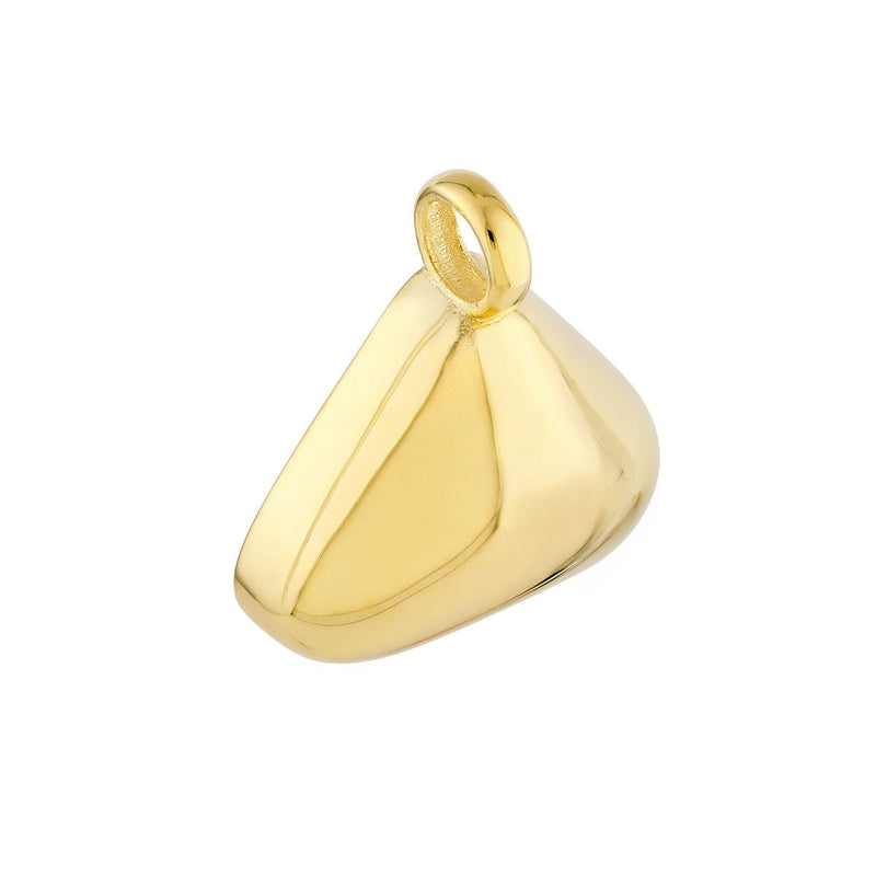 Birmingham Jewelry - 14K Yellow Gold Puffed Triangle Charm - Birmingham Jewelry