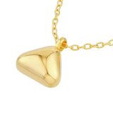 Birmingham Jewelry - 14K Yellow Gold Puffed Triangle Charm - Birmingham Jewelry