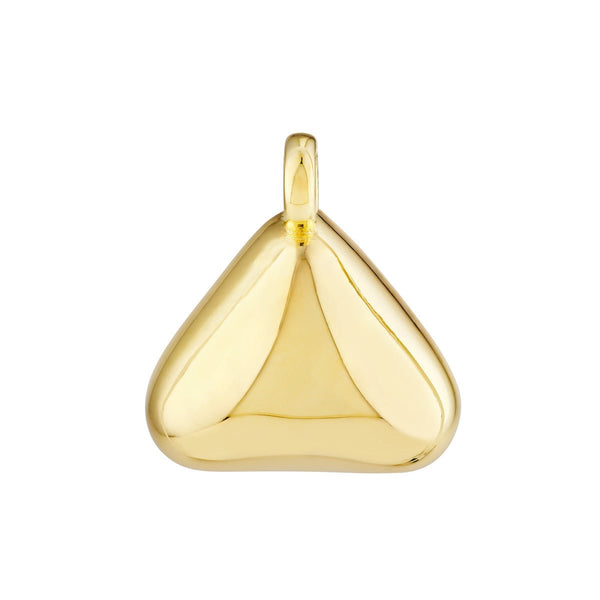 Birmingham Jewelry - 14K Yellow Gold Puffed Triangle Charm - Birmingham Jewelry