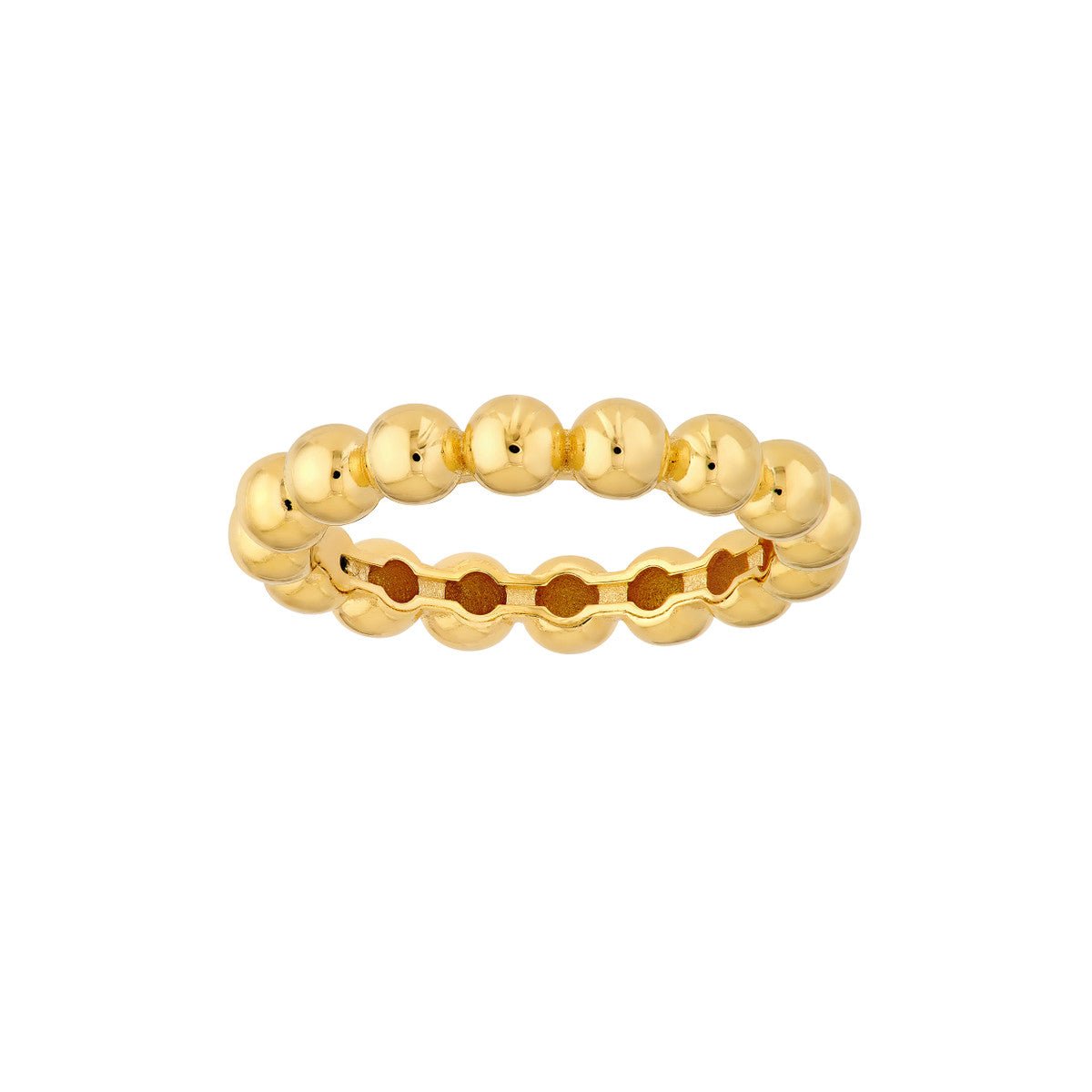 Birmingham Jewelry - 14K Yellow Gold Puffy Bead Ring - Birmingham Jewelry