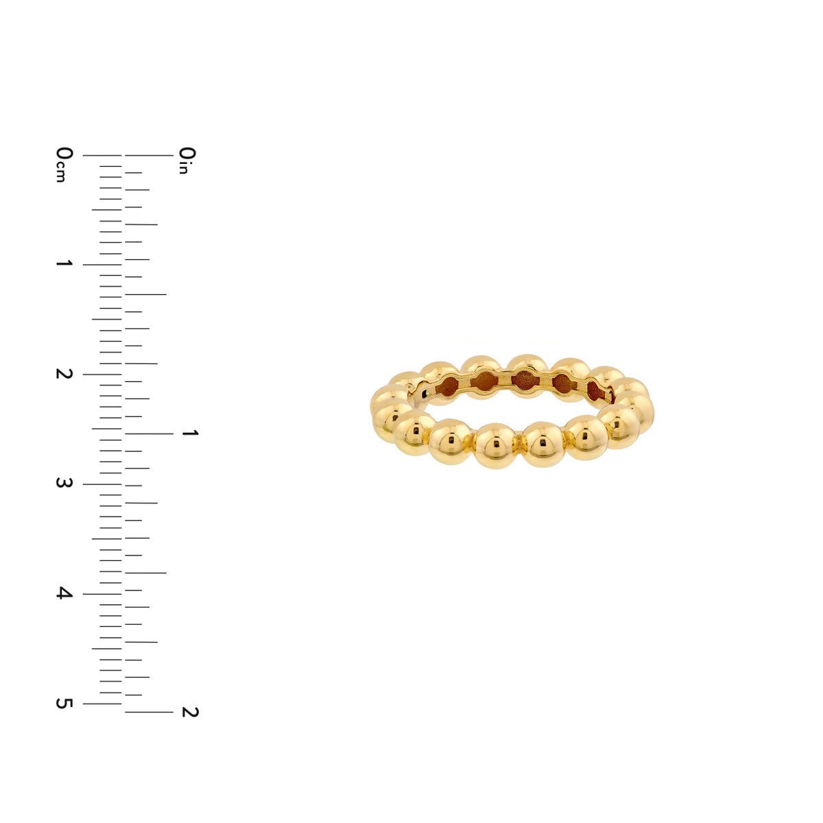 Birmingham Jewelry - 14K Yellow Gold Puffy Bead Ring - Birmingham Jewelry