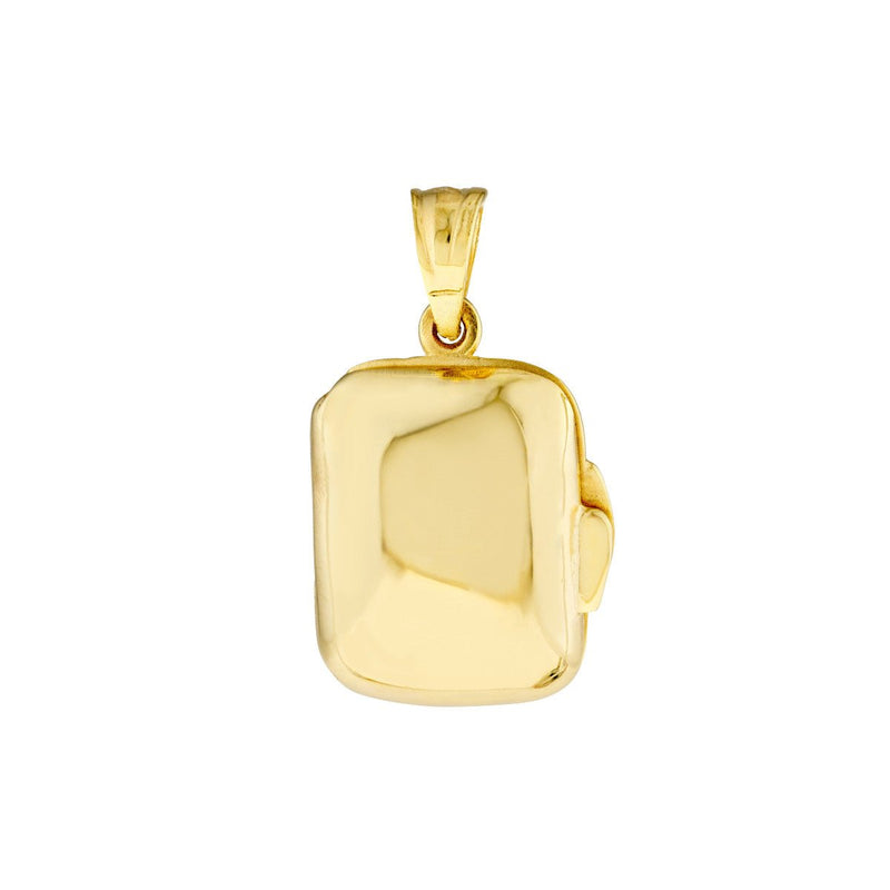 Birmingham Jewelry - 14K Yellow Gold Rectangle Locket - Birmingham Jewelry