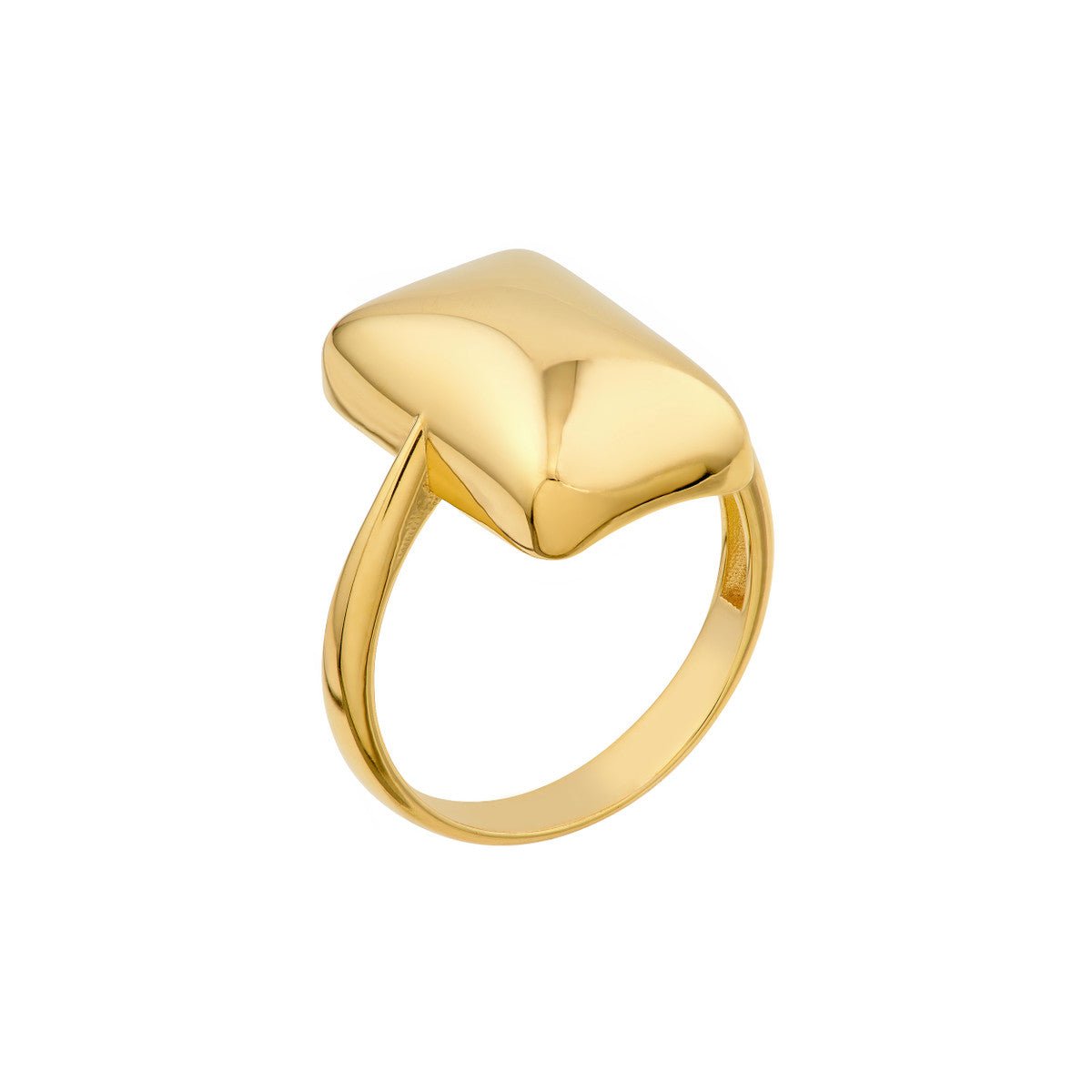 Birmingham Jewelry - 14K Yellow Gold Rectangle Ring - Birmingham Jewelry