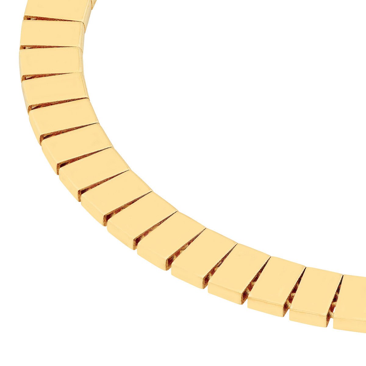 Birmingham Jewelry - 14K Yellow Gold Rectangular Link Bracelet - Birmingham Jewelry