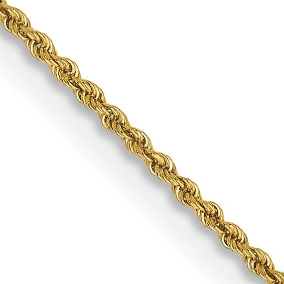 Birmingham Jewelry - 14K Yellow Gold Regular Rope Necklace Chains - Birmingham Jewelry