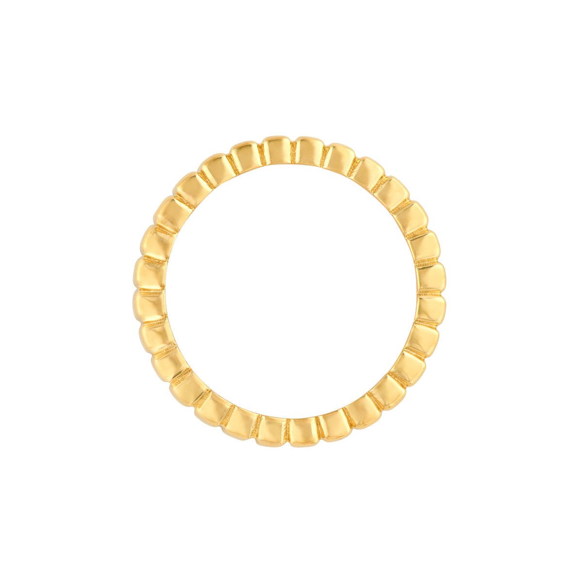 Birmingham Jewelry - 14K Yellow Gold Ridge Band Ring - Birmingham Jewelry