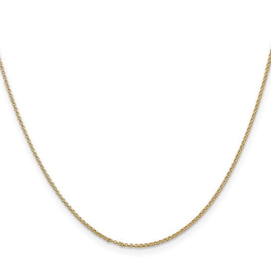 Birmingham Jewelry - 14K Yellow Gold Rolo Chain - Birmingham Jewelry