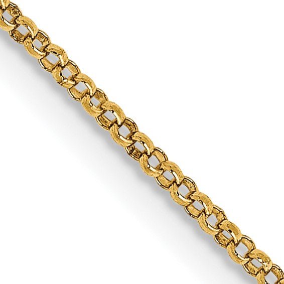 Birmingham Jewelry - 14K Yellow Gold Rolo Chain - Birmingham Jewelry