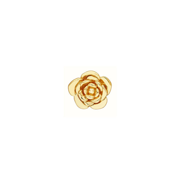 Birmingham Jewelry - 14K Yellow Gold Rose Stud Earrings - Birmingham Jewelry