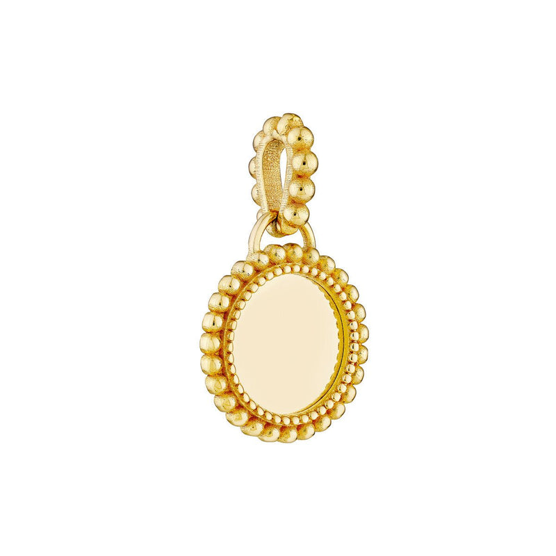 Birmingham Jewelry - 14K Yellow Gold Round Beaded Pendant - Birmingham Jewelry