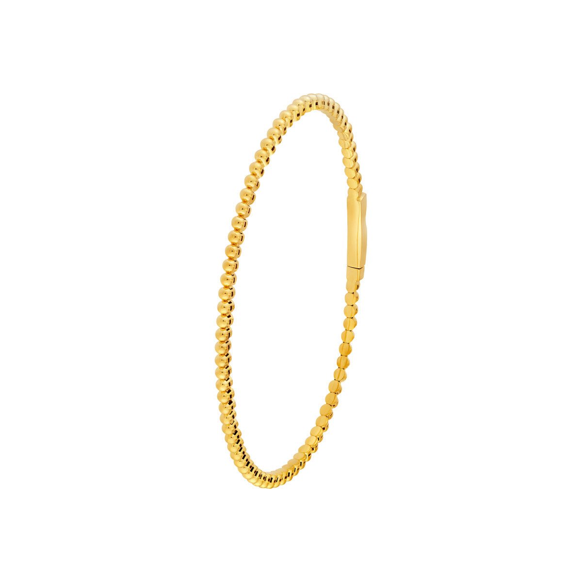 Birmingham Jewelry - 14K Yellow Gold Round Link Flexible Bracelet - Birmingham Jewelry