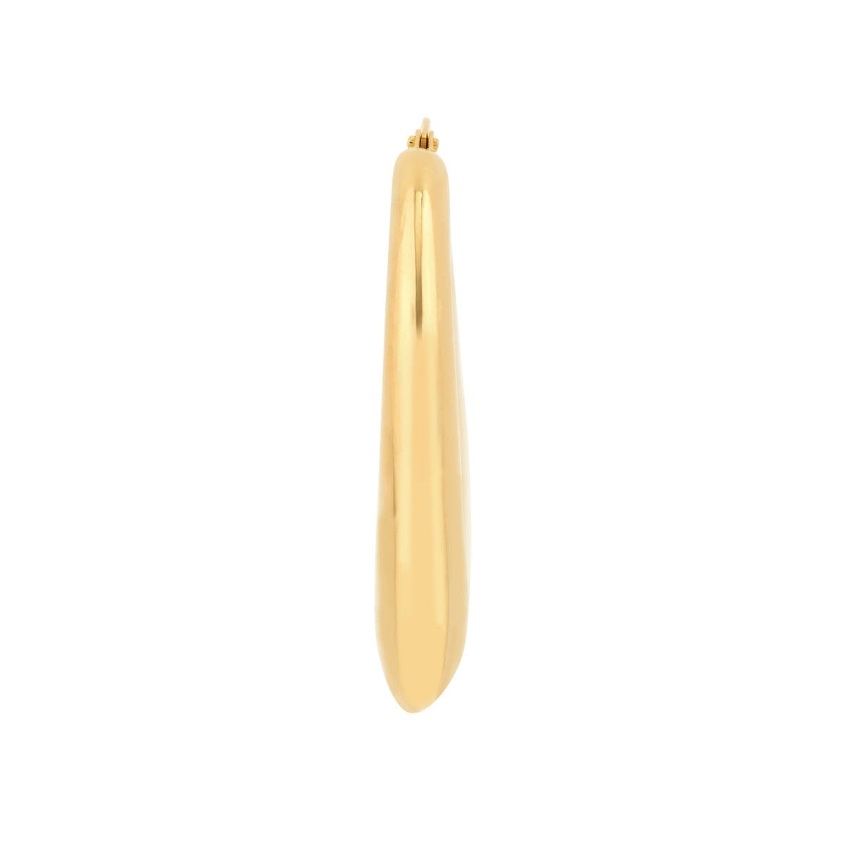 Birmingham Jewelry - 14K Yellow Gold Small Graduated Puffed Hoop Earrings - Birmingham Jewelry