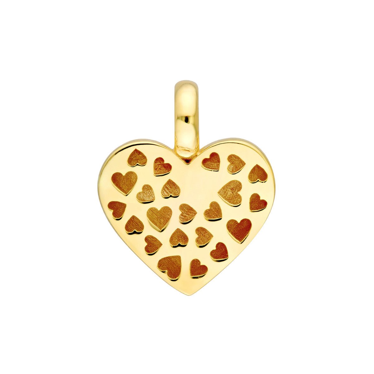 Birmingham Jewelry - 14K Yellow Gold Small Heart Charm - Birmingham Jewelry
