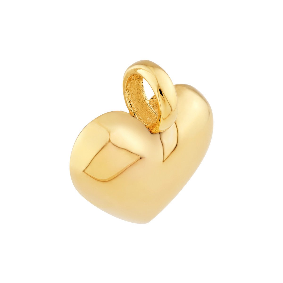 Birmingham Jewelry - 14K Yellow Gold Small Heart Charm - Birmingham Jewelry