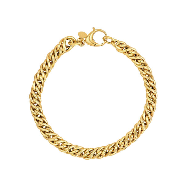 Birmingham Jewelry - 14K Yellow Gold Small Twisted Cable Chain Bracelet - Birmingham Jewelry