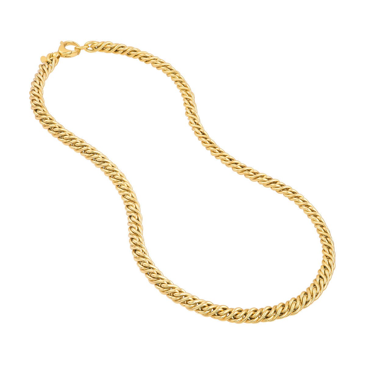 Birmingham Jewelry - 14K Yellow Gold Small Twisted Cable Chain - Birmingham Jewelry