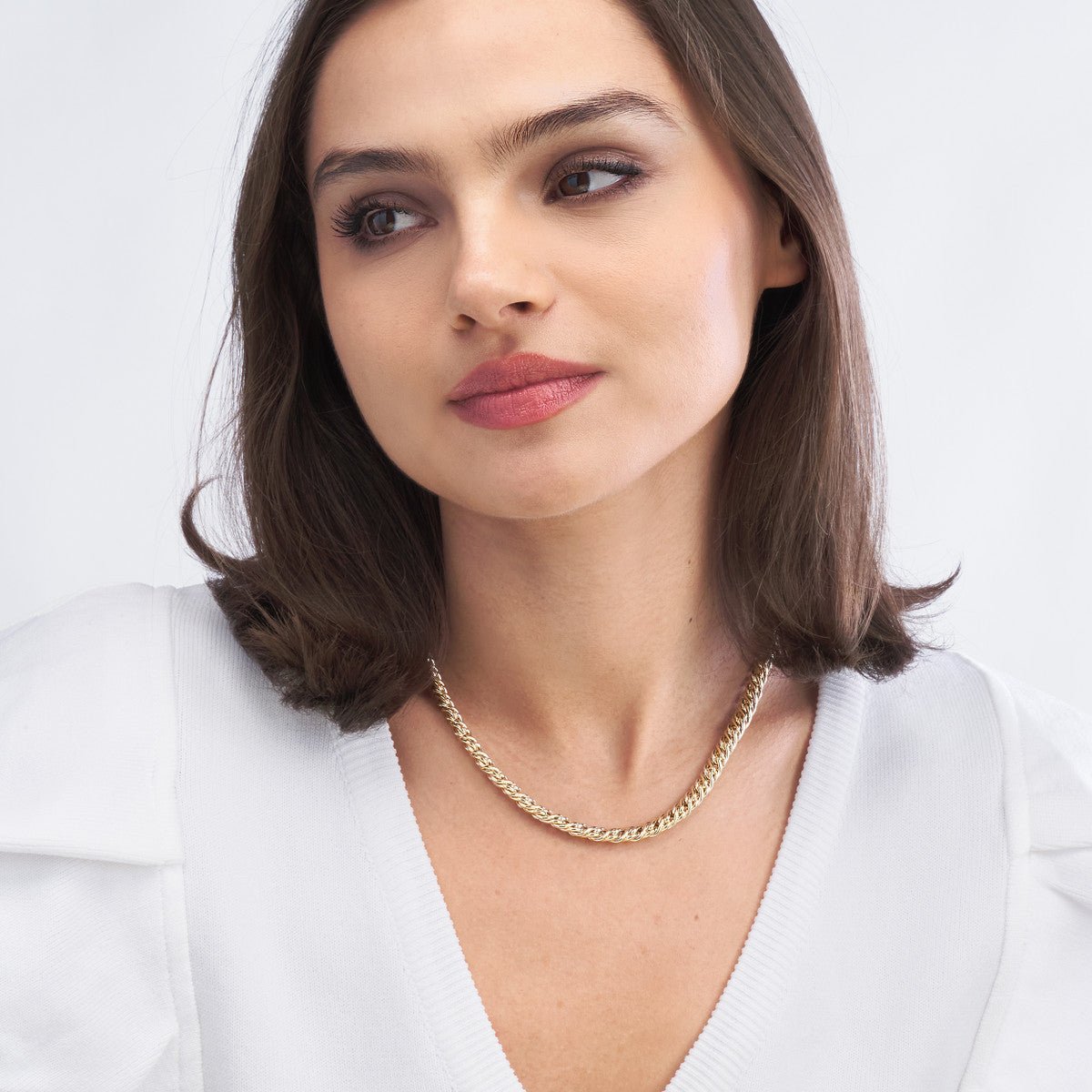 Birmingham Jewelry - 14K Yellow Gold Small Twisted Cable Chain - Birmingham Jewelry